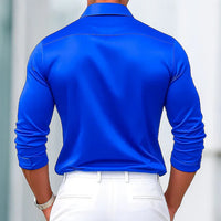 RUGGERI MILANO™ | CAMICIA IN SATIN ELEGANTE PREMIUM