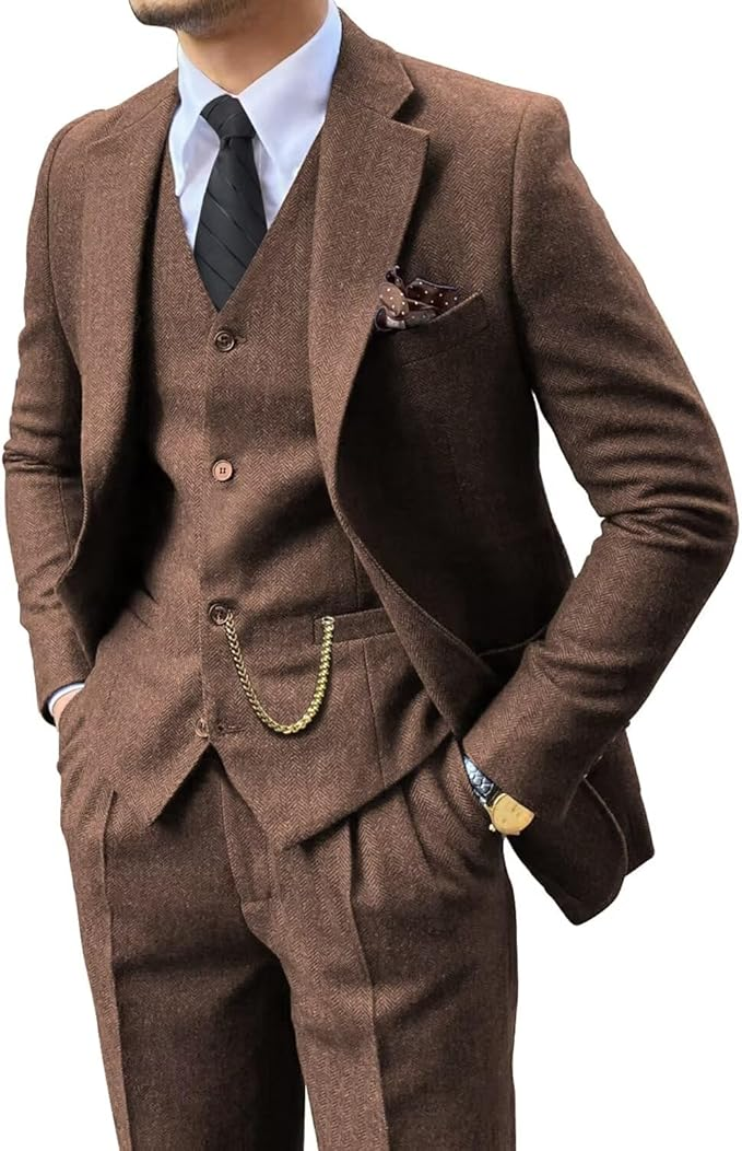 RUGGERI MILANO™ | ABITO ELEGANTE 3 PEZZI DA UOMO